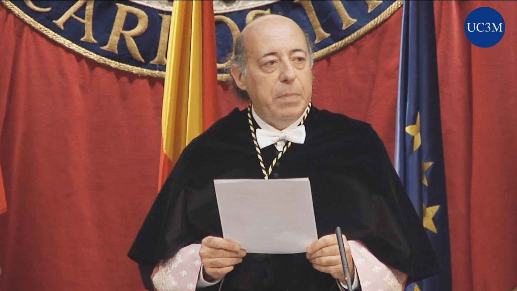 El rector de la Universidad Carlos III de Madrid, Juan Romo