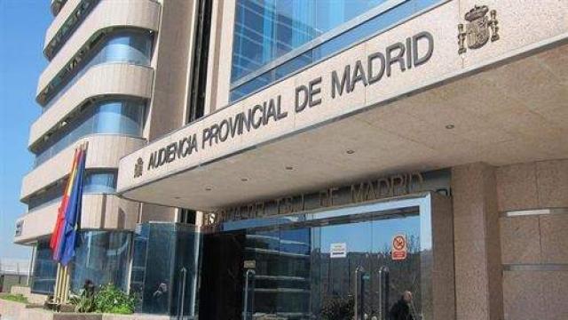 Fachada de la Audiencia Provincial de Madrid.