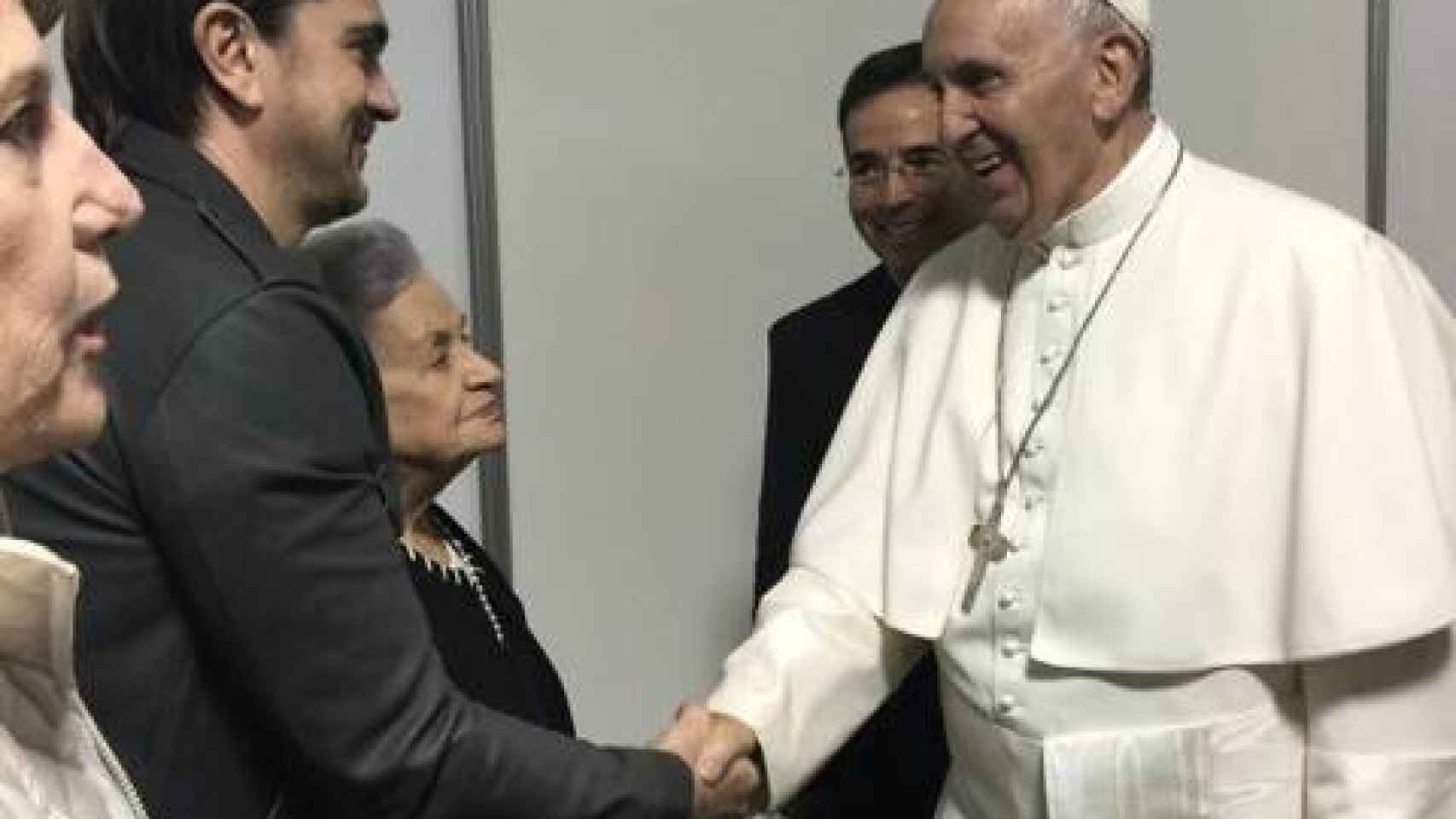 Juanes visita al Papa.