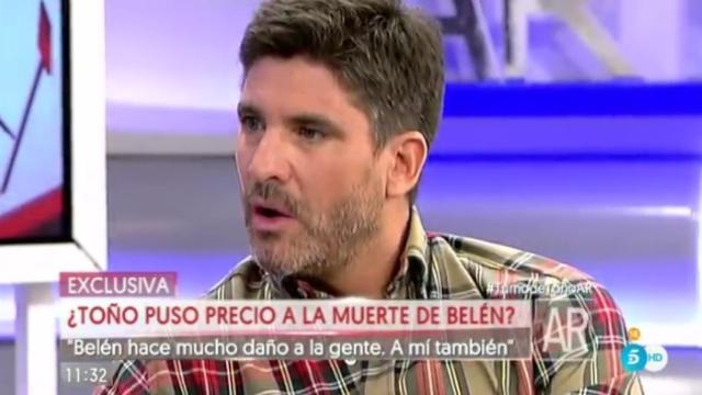 Toño Sanchís, en un momento de la entrevista concedida a Ana Rosa.