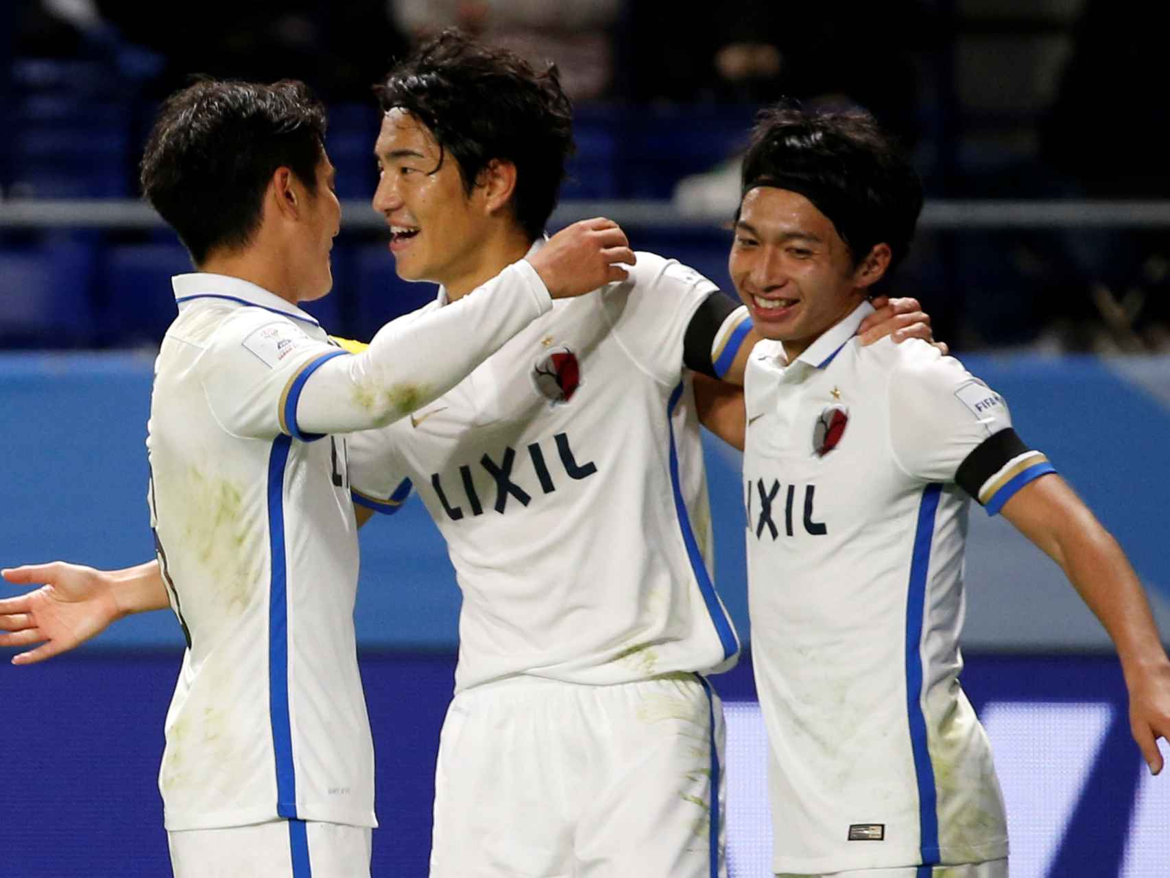 Mu Kanazaki celebra un gol en el partido inicial del 'Mundialito'.