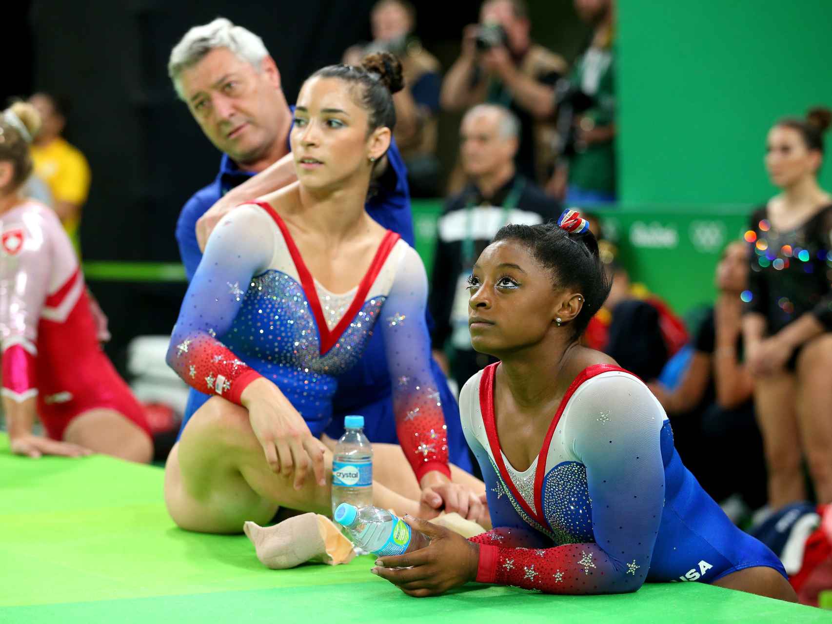 Simone Biles y Alexandra Raisman en los pasados Juegos de Río.
