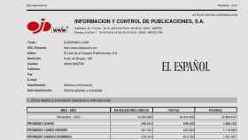 El Español tuvo en noviembre casi 10.3 millones de lectores, según OJD