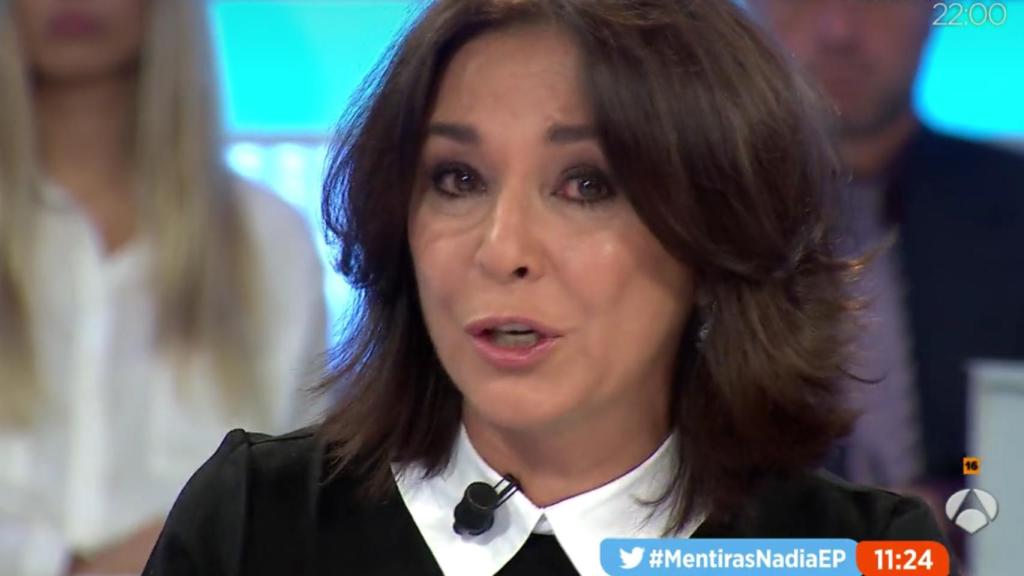 Isabel Gemio rompe a llorar en directo por el caso Nadia