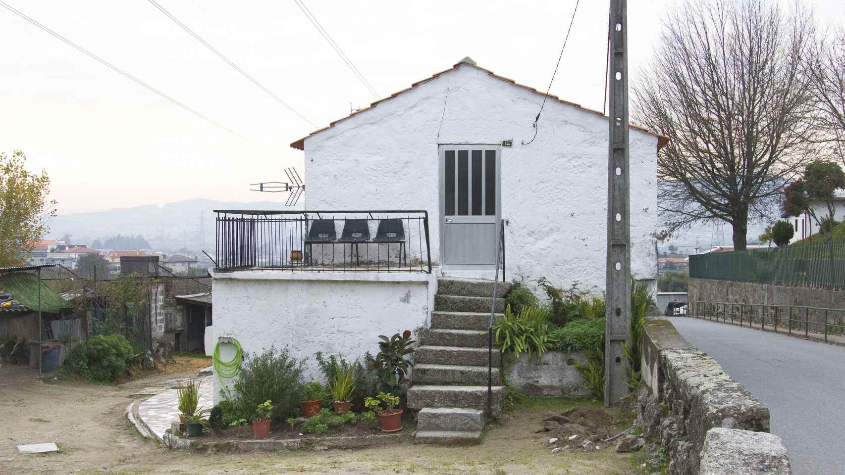 Casa típica de la aldea de Serzedelo, Guimarães.