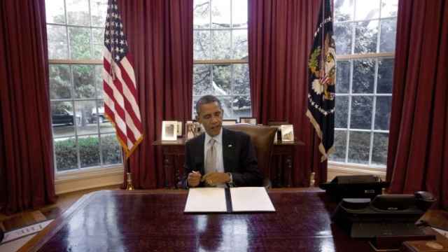 Obama en el despacho oval