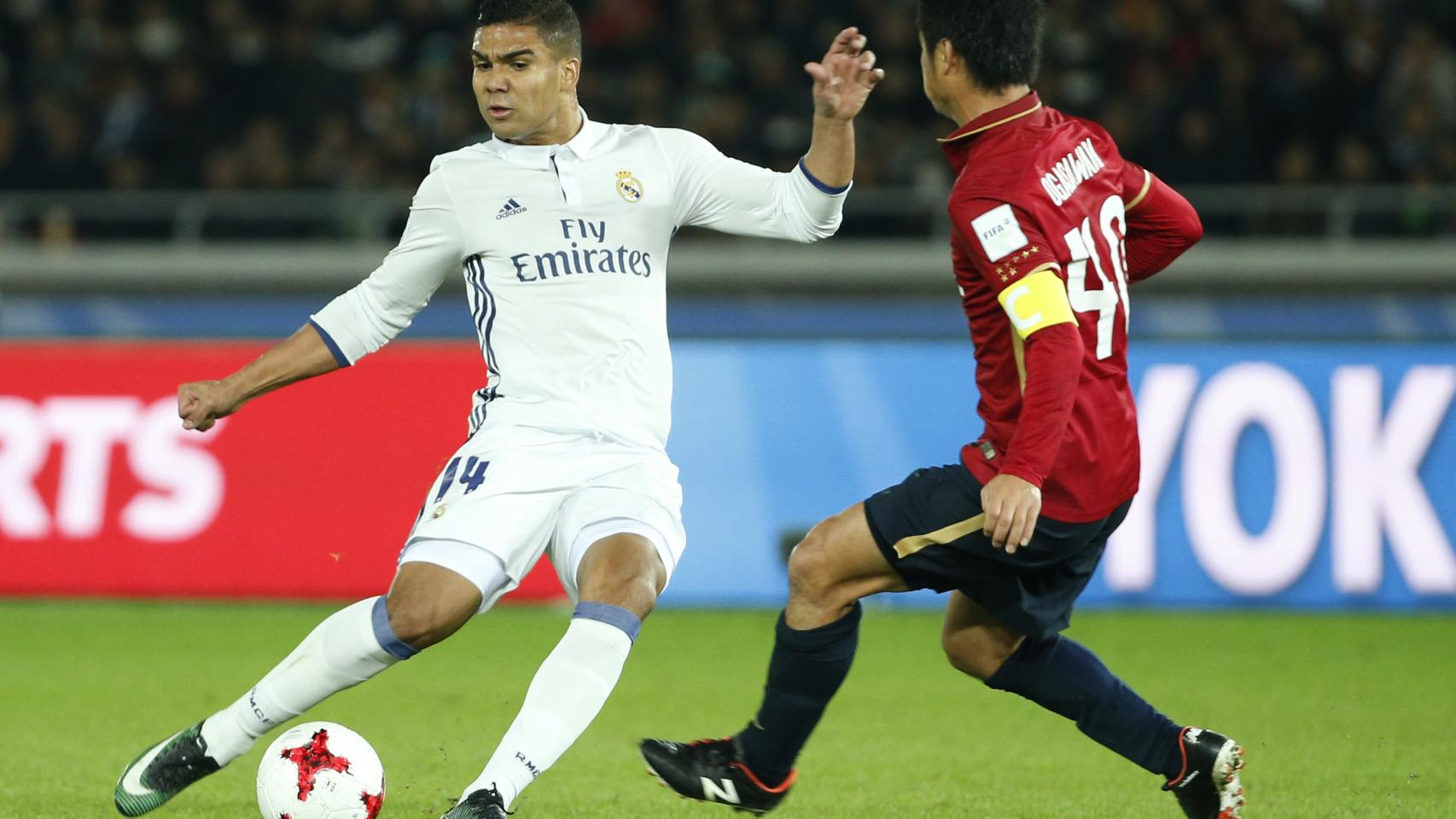 Casemiro durante la final del Mundial de Clubes ante el Kashima en 2016