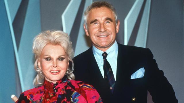 Zsa Zsa Gabor y su marido Frederic von Anhalt.