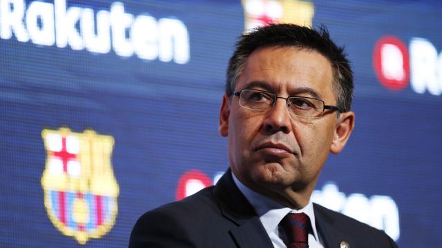 Bartomeu, en su comparecencia ante los medios