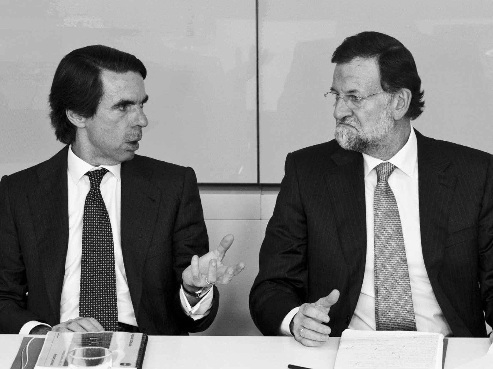 Aznar y Rajoy, los dos partidos que coexisten en el PP