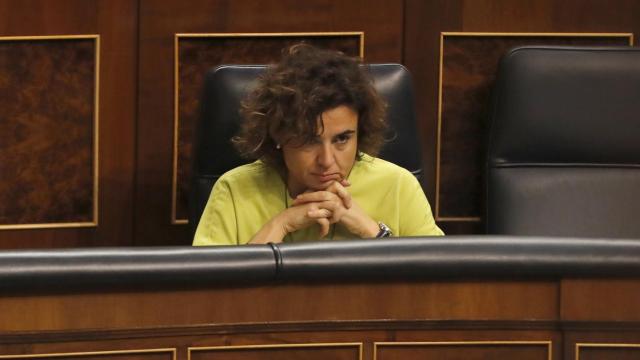 La ministra de Sanidad, Dolors Montserrat, este miércoles en el Congreso de los Diputados