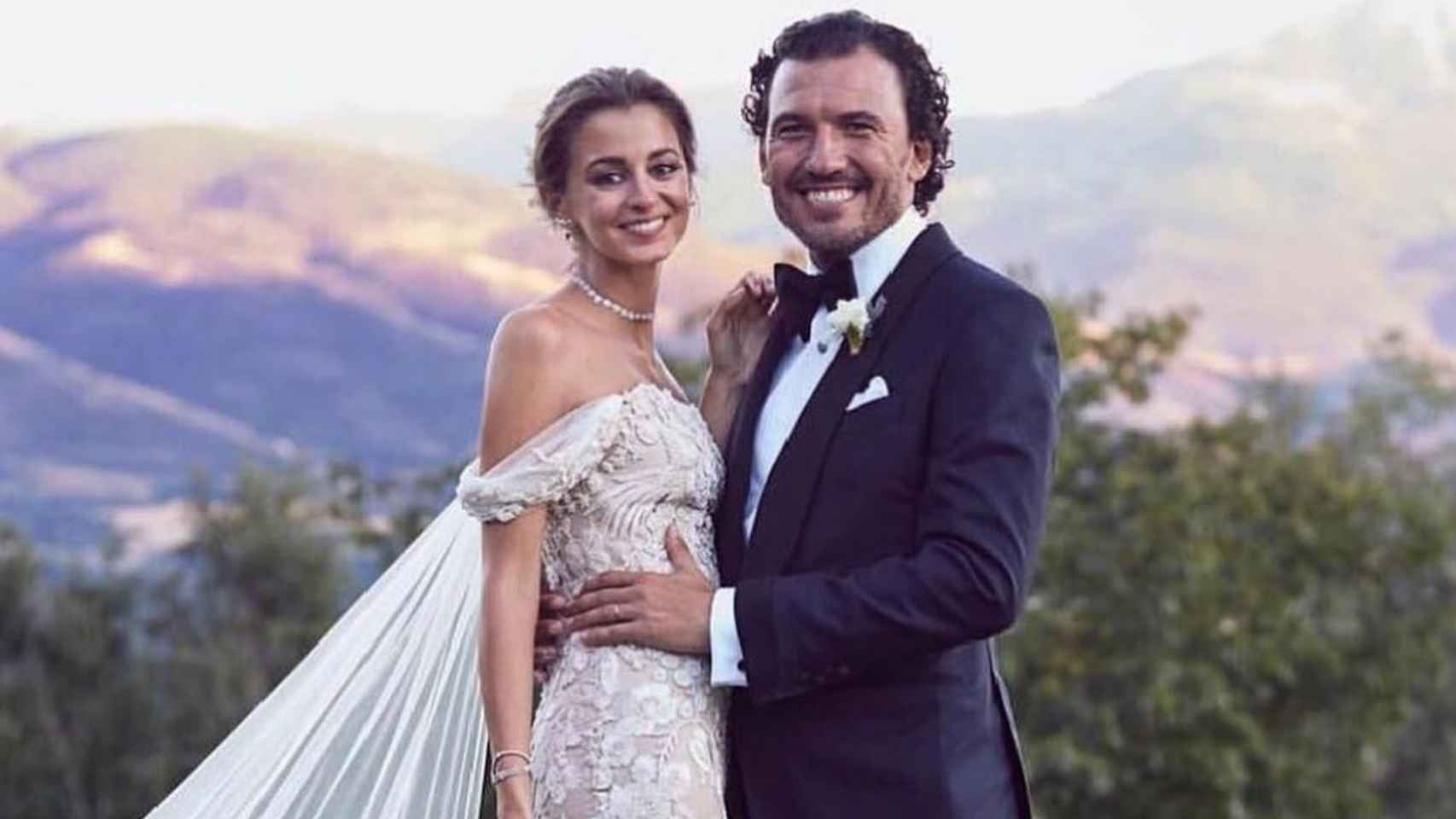 Gabriela Palatchi y Ediz Elhadef, tras su boda en La Cerdanya