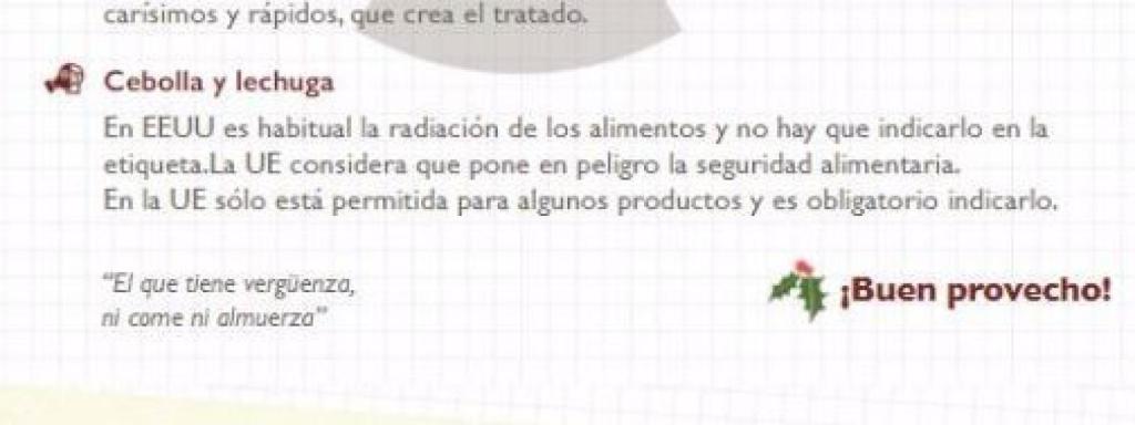 Receta del cóctel de gambas con lechuga irradiada.