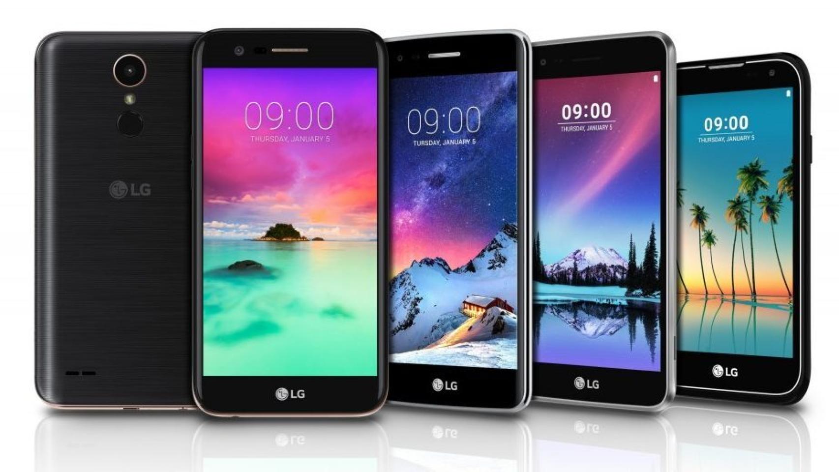 LG K3, K4, K8, K10 y LG Stylus 3, la renovada gama media para 2017