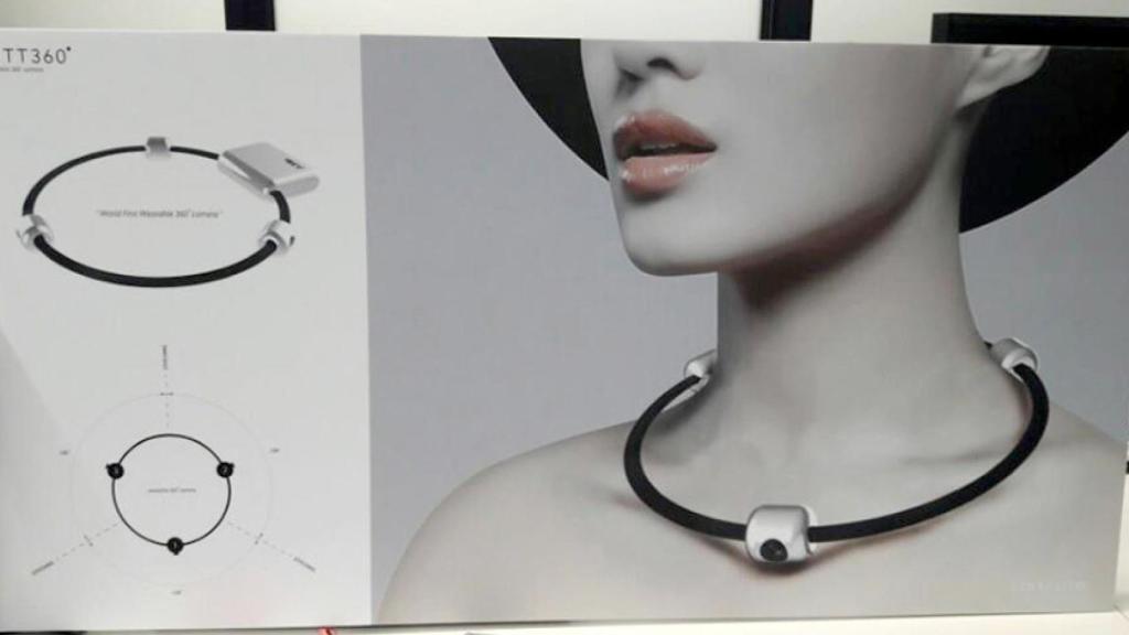 El collar de Samsung grabará tu vida en 360 grados