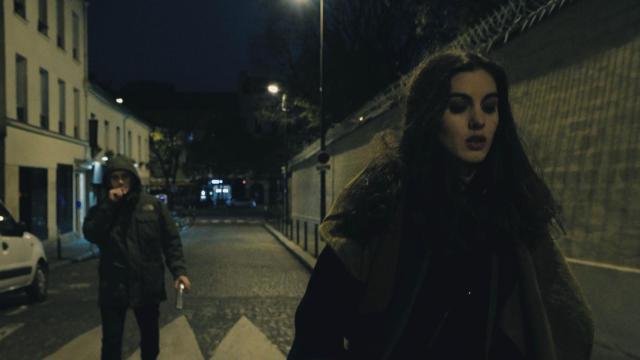 Secuencia del corto francés 'Au Bout de la Rue', sobre el miedo de las mujeres a volver solas a casa.