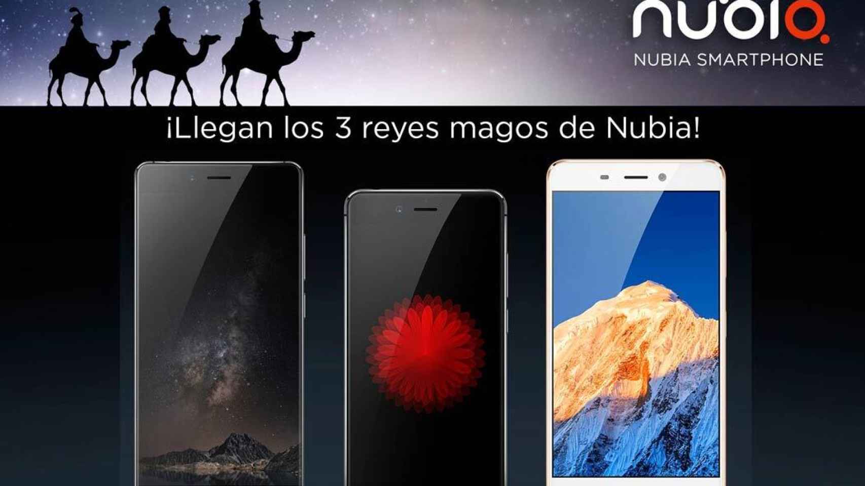 Gana un móvil Nubia en el concurso de Facebook de los Reyes Magos