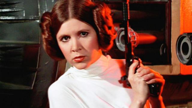 Carrie Fisher, la primera princesa que no fue Disney.