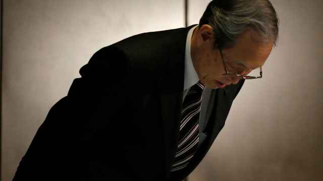 El CEO de Toshiba, Satoshi Tsunakawa.