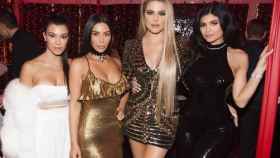 Parte de clan Kardashian. De izquierda a derecha, Kourtney, Kim, Khloe y Kylie.