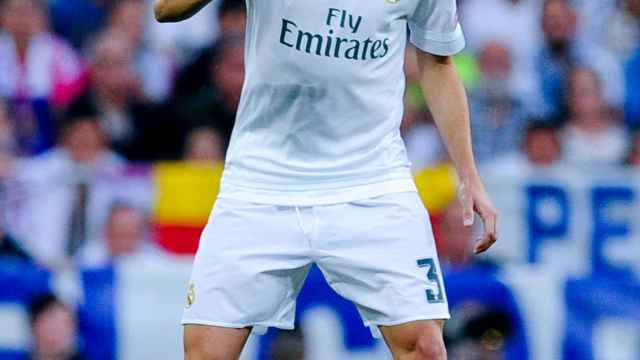 Pepe en un partido de este año con el Real Madrid.