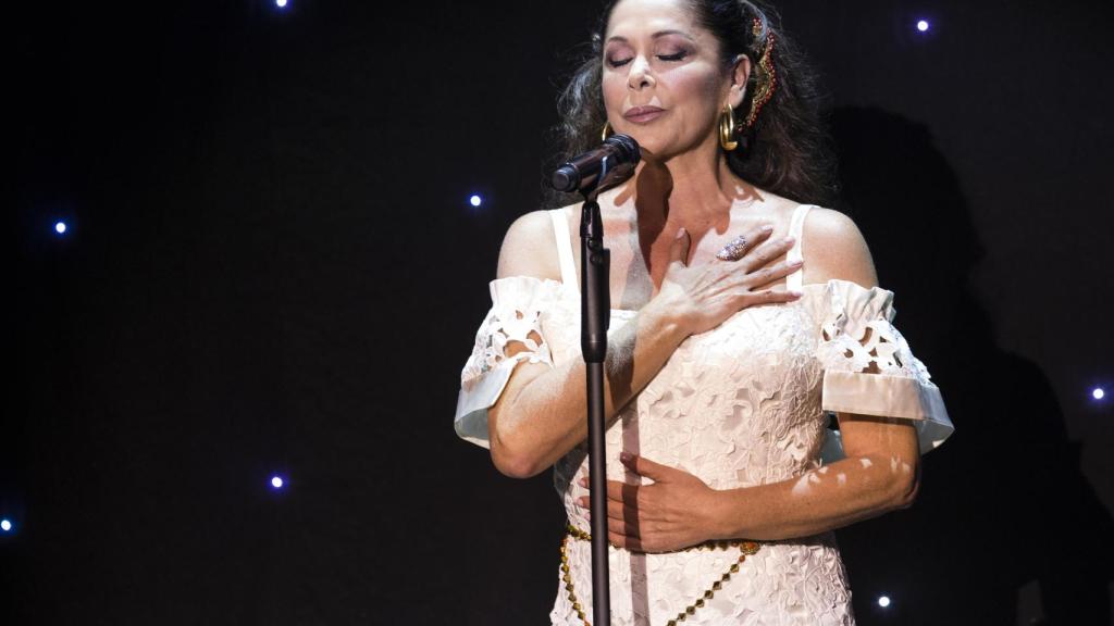 Isabel Pantoja en el único concierto que dio en 2016.