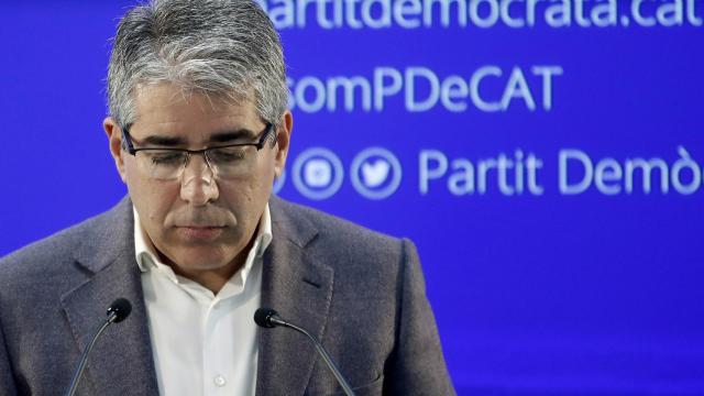 El portavoz del PDeCAT en el Congreso de los Diputados, Francesc Homs.