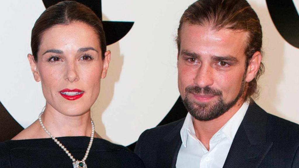 aquel Sánchez Silva y su marido en uno de los últimos actos antes de que este falleciera.