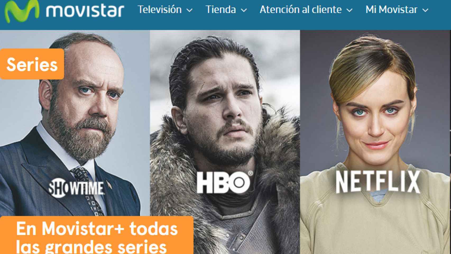 Movistar pretende hacer creer que tiene Netflix y HBO en su paquete