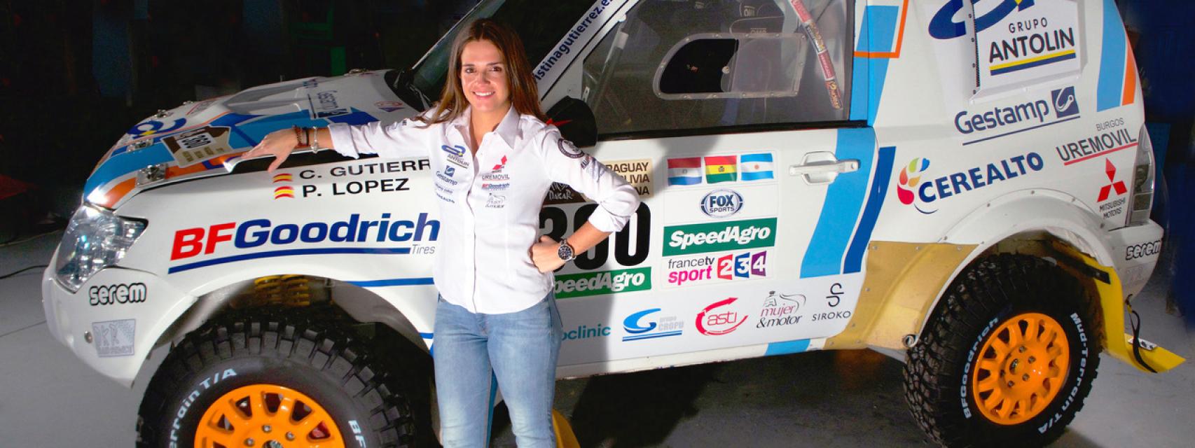 Odontóloga, 25 años, de Burgos y, quizás, la primera española en terminar  el Dakar