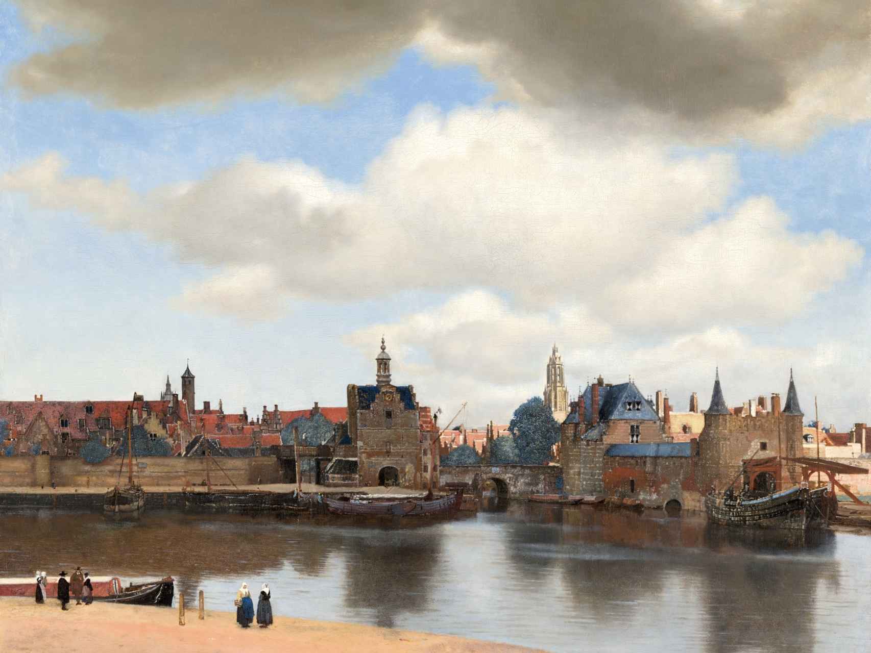 Vista de Delft, de Vermeer, en el Museo Mauritshuis de La Haya.