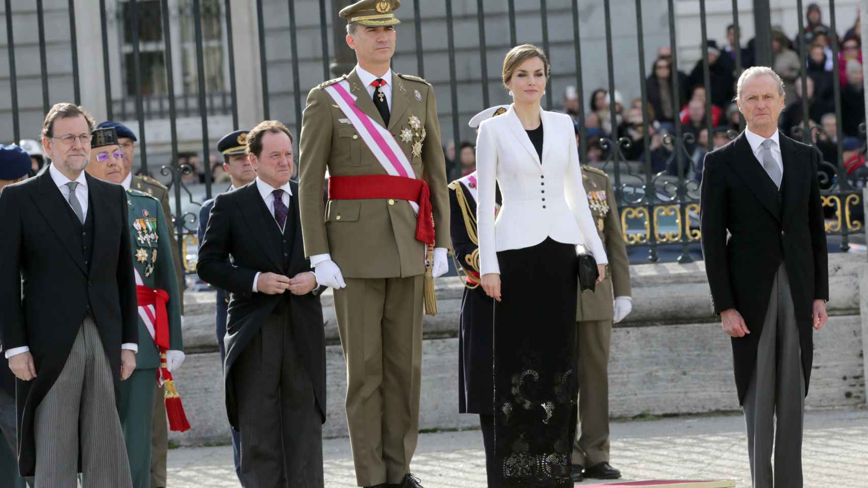 Los reyes don Felipe y Doña Letizia presidieron la Pascua Militar el año pasado