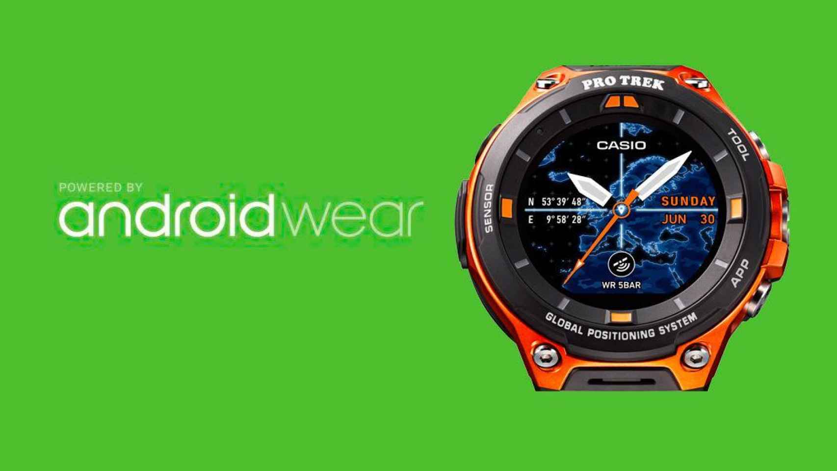 El nuevo smartwatch de Casio vendrá con Android Wear 2.0