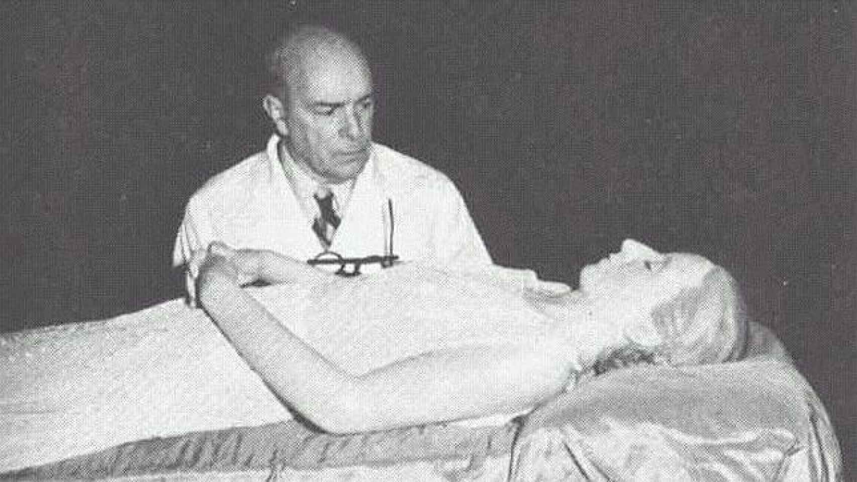 El cadáver momificado de Eva Perón.