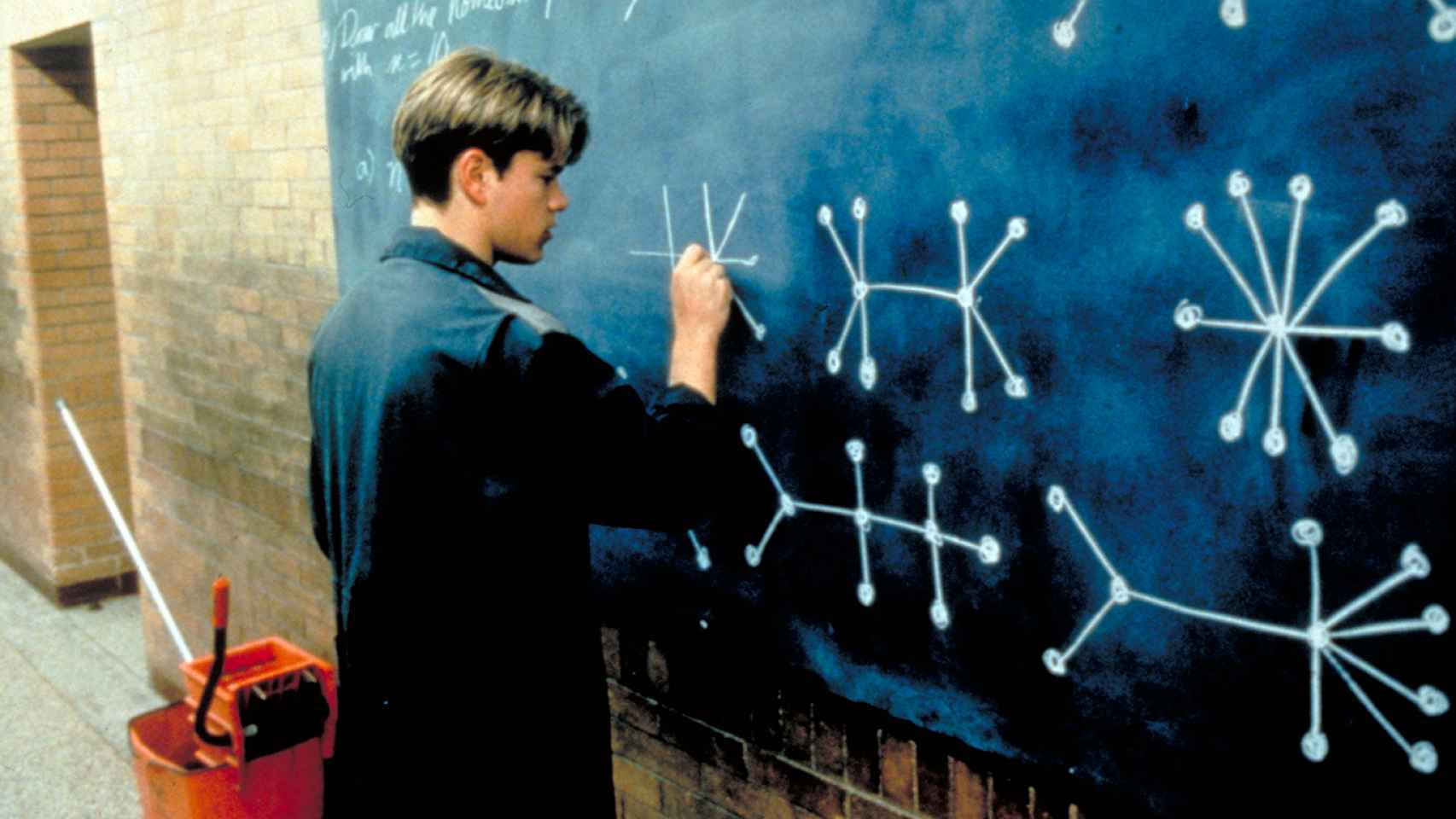 El indomable Will Hunting, un filme donde las matemáticas tienen un papel importante.