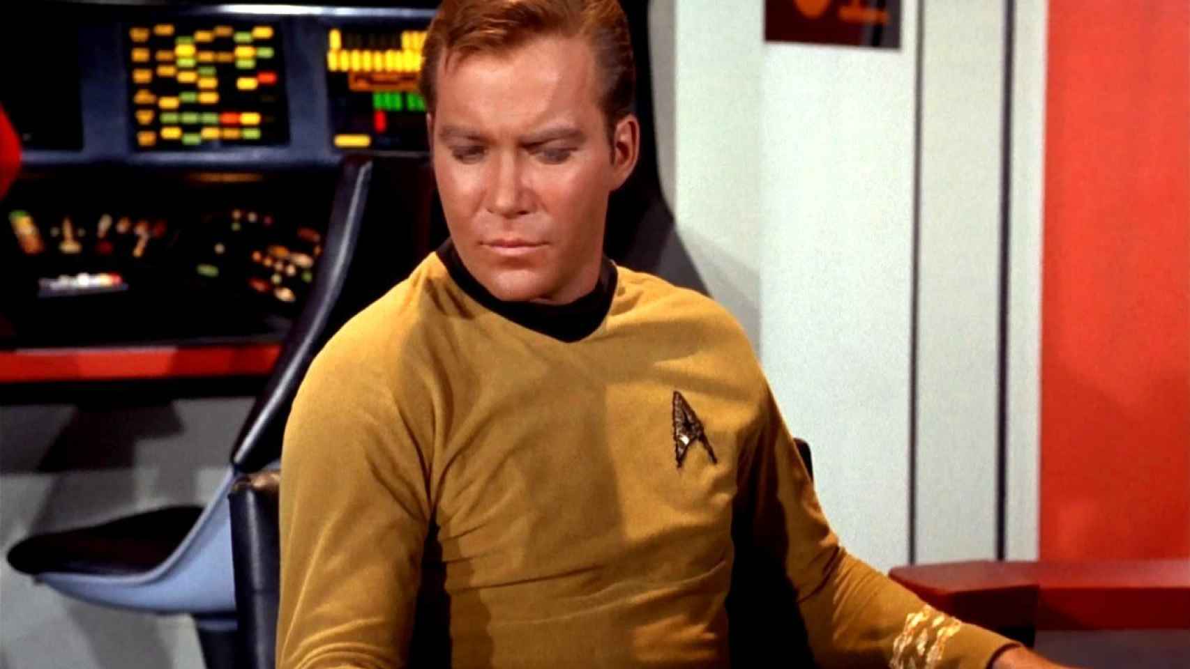 William Shatner en la serie de Star Trek.