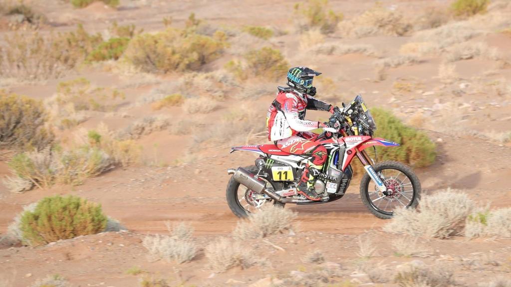 Joan Barreda en la cuarta etapa del Dakar.