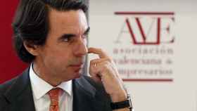 Aznar, durante su discurso ante los empresarios valencianos este lunes