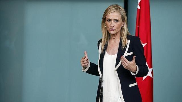 La presidenta de la gestora de Madrid, Cristina Cifuentes.