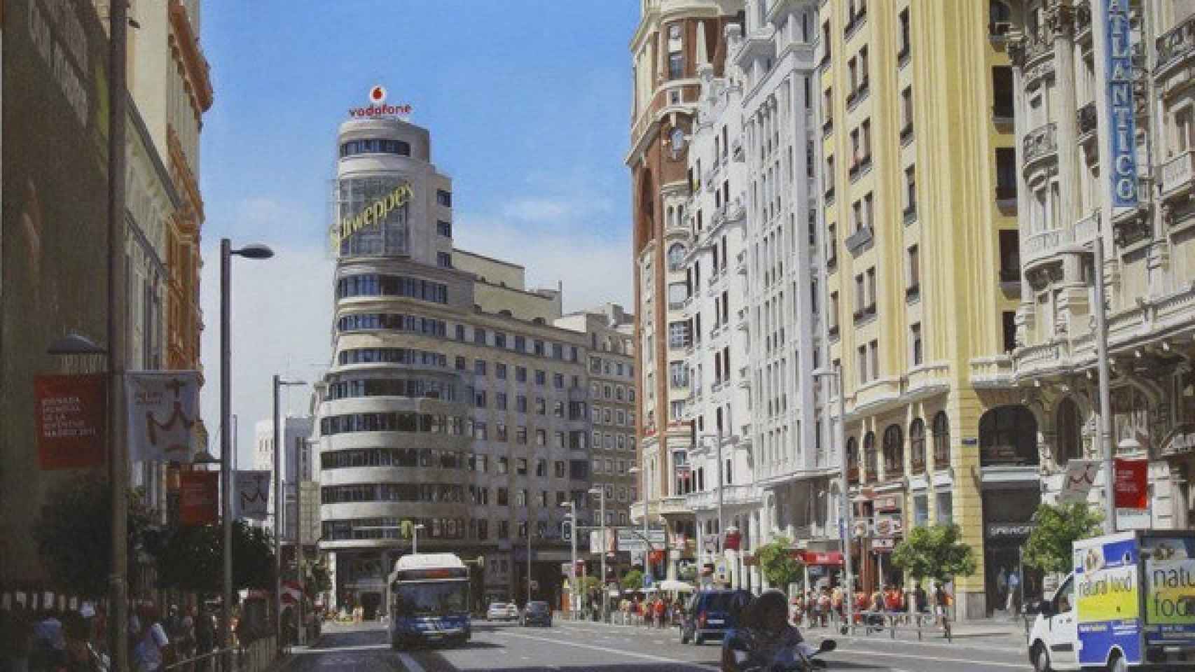 El Madrid sin coches de Carmena: la reducción de vehículos en Gran Vía llegó al 43%