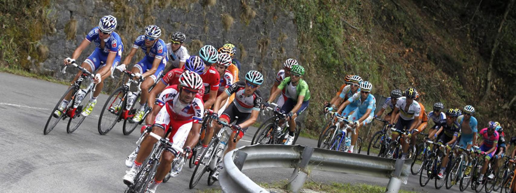 El Angliru durante una edición anterior de La Vuelta.