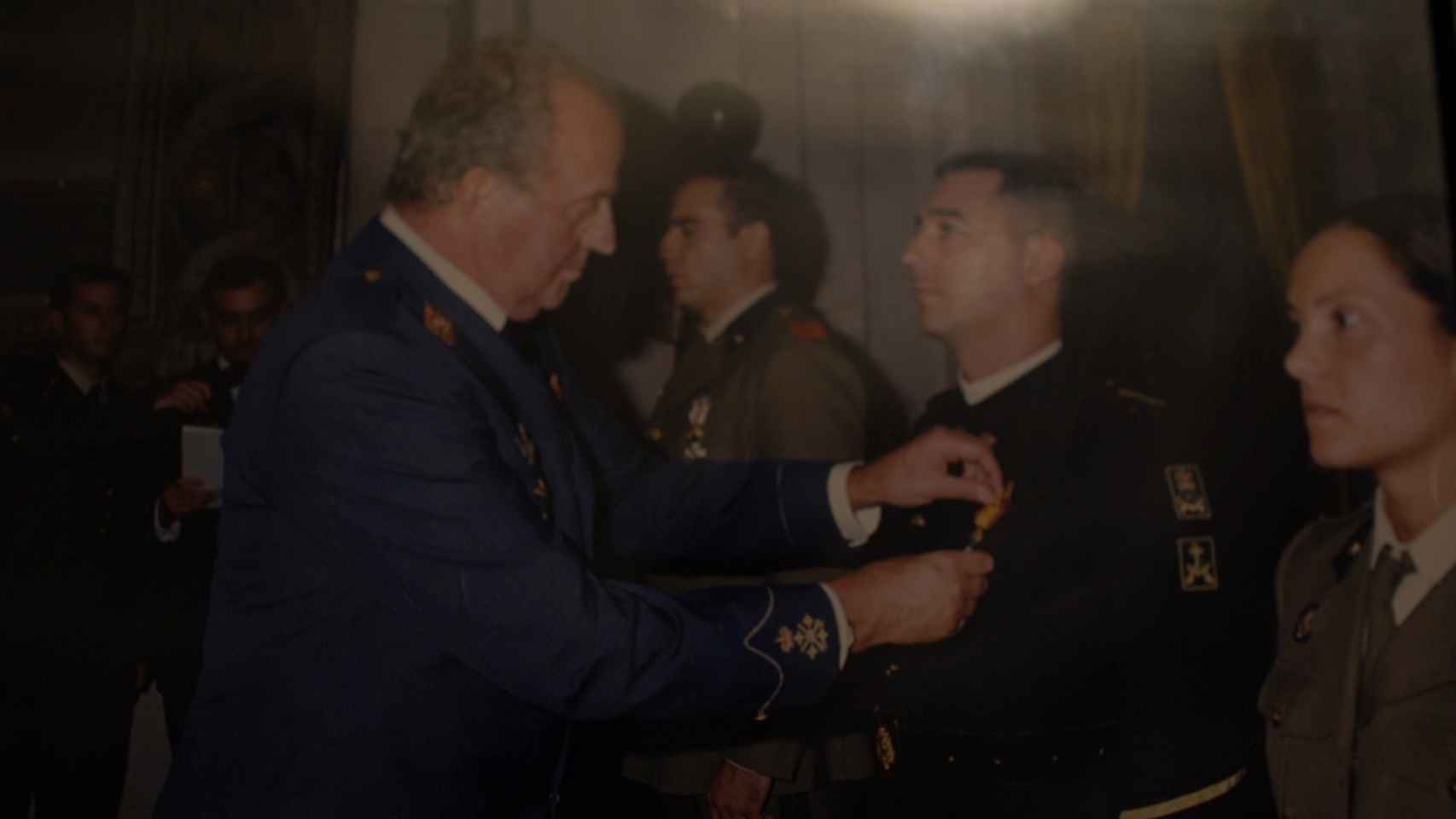 El rey emérito Juan Carlos I y Luis Gutiérrez.
