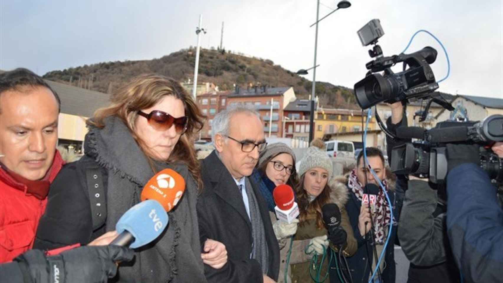 La madre de Nadia llega a La Seu d'Urgell para declarar ante el juez