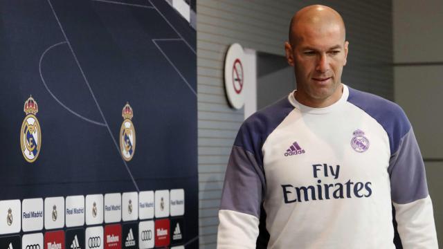 Zidane, en rueda de prensa.