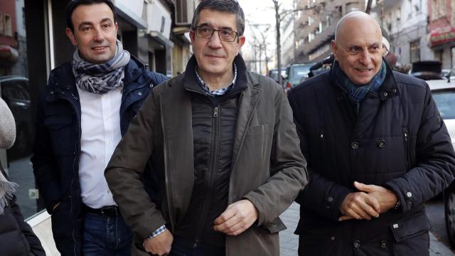 Patxi López, a su llegada al Comité Federal.