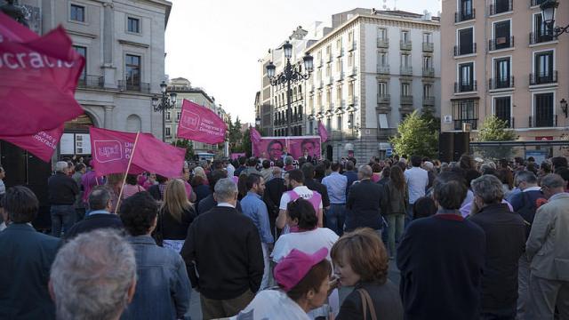 Cierre de campaña de UpyD en las pasadas elecciones del 26-J.