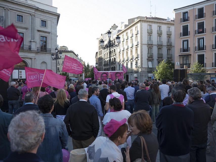 Cierre de campaña de UpyD en las pasadas elecciones del 26-J.