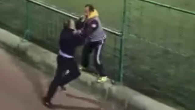 Captura de pantalla de la pelea entre padres.