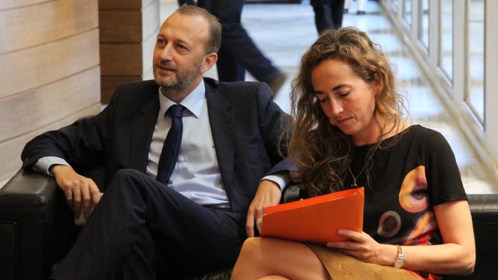 Alexis Marí y Carolina Punset en Valencia.