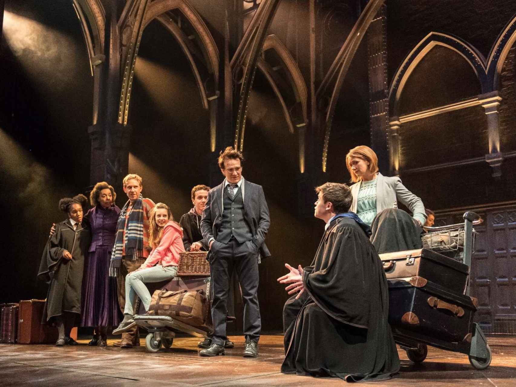 Una de las escenas de la obra teatral Harry Potter y el legado maldito, último éxito de Rowling.